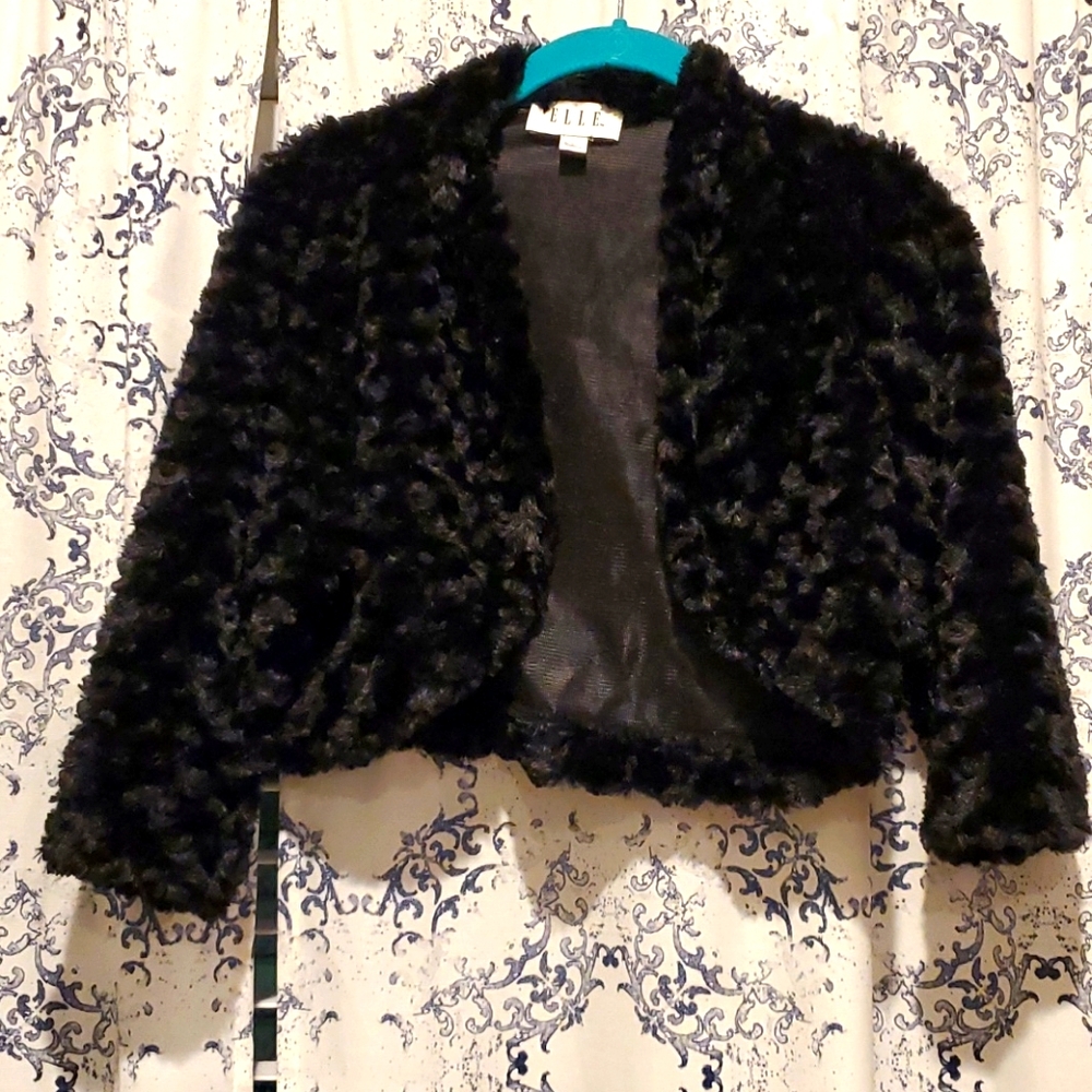 black soft bolero